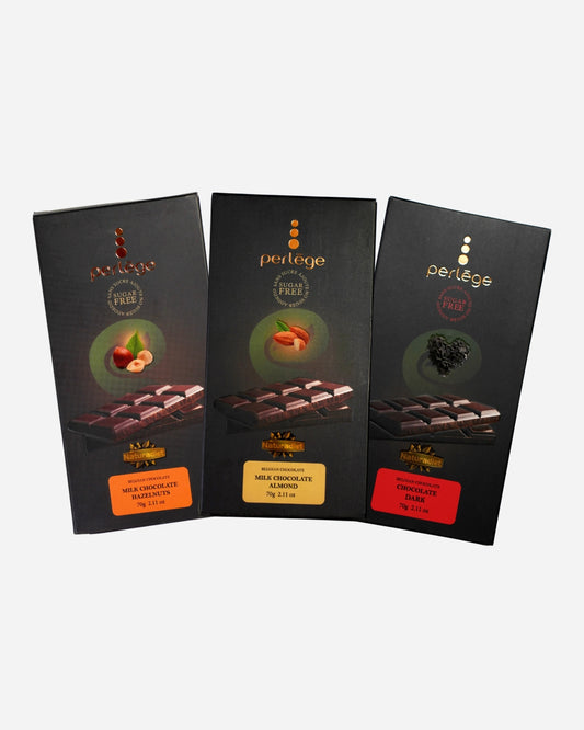 Perlège Belgian Chocolate Bar (Sugar-Free)