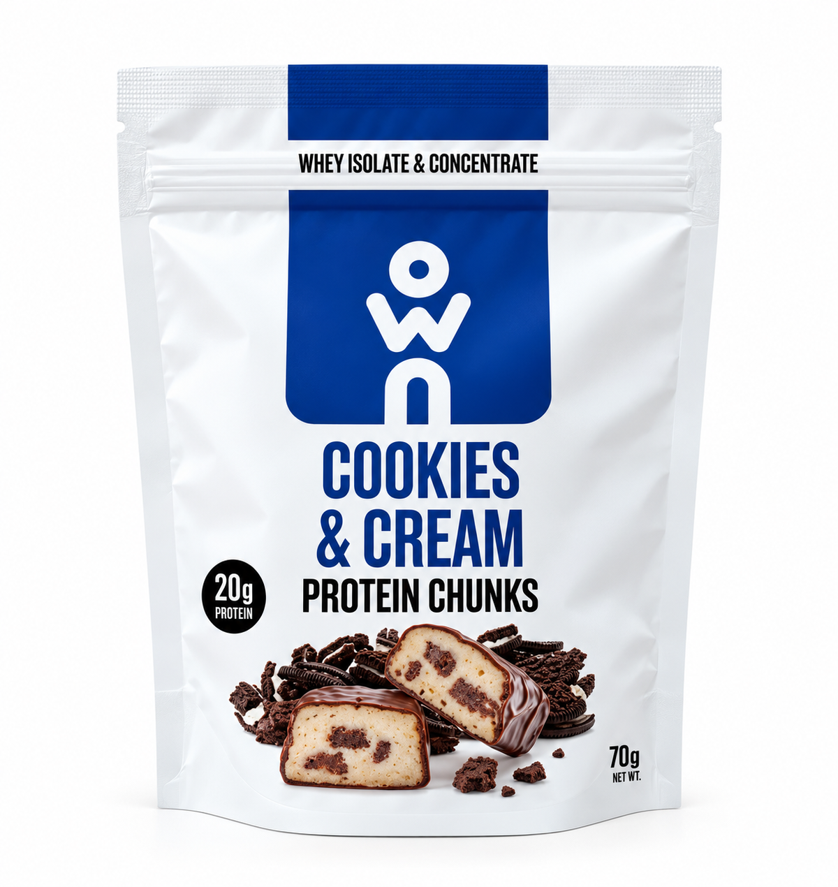 Crunchy Protein Chunks – Cookies & Cream